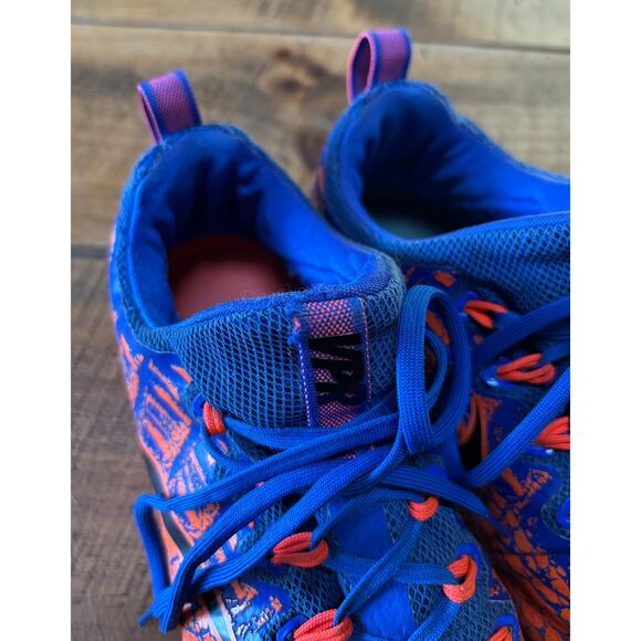 Nike‎ Vapor Untouchable Pro Football Cleats Orange Blue Snake 880407-408 Size 11 - Picture 7 of 16